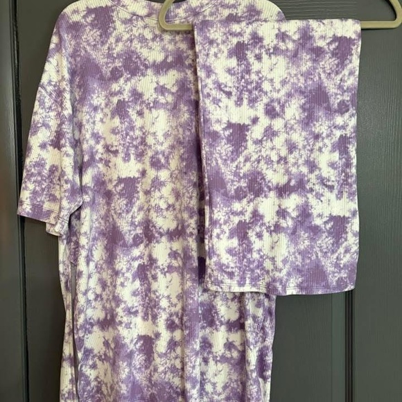 Dressed in LALA Pants - Dressed in LALA Purple Tie Dye Playsuit